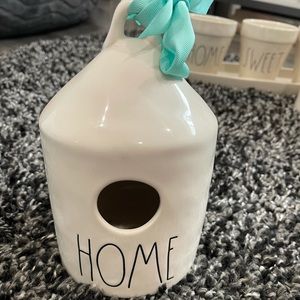 Rae dunn “home” birdhouse